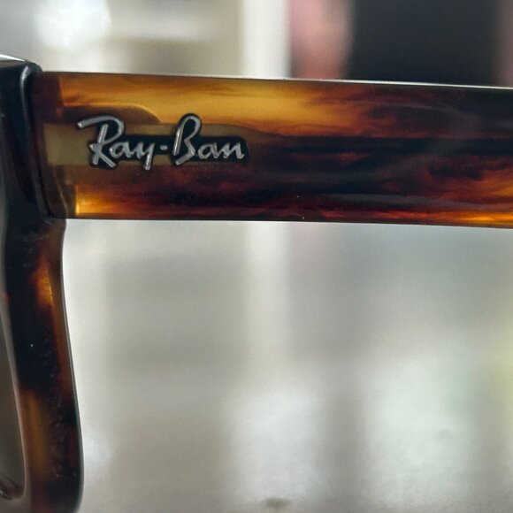 RAYBAN Mr Burbank RB2283 Sunglasses Tortoise Shell Frames Brown Lenses *NICE* - Picture 6 of 9